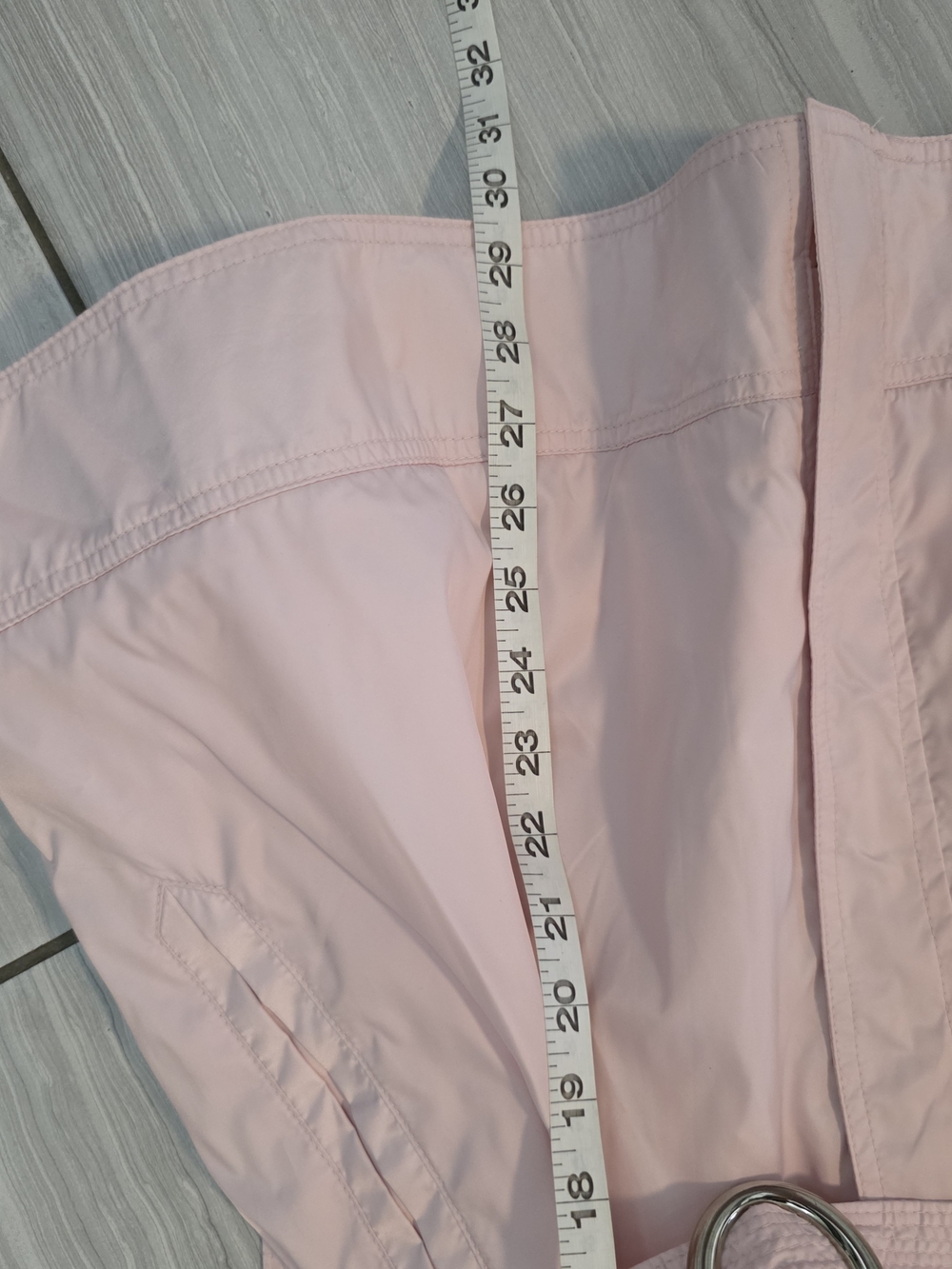 Laundry By Shelli Segal Soft Pink Belted Trench Coat - Picture 5 of 7